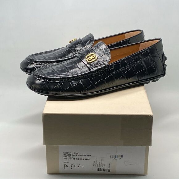 Bally Keeper Croc-Embossed Leather Driving Loafers size 8.5 main image 11